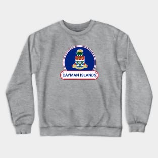 The Cayman Islands Country Badge - The Cayman Islands Flag Crewneck Sweatshirt